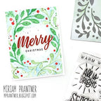 Simon Says Stamp! Simon Says Stamp Stencils BERRIES AND LEAVES ssst221557 | color-code:ALT8