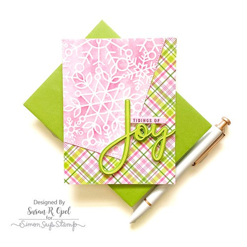 Simon Says Stamp! Simon Says Stamp Stencils SNOWFLAKE CLUSTER ssst221572