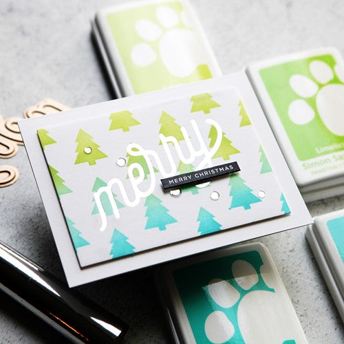 Simon Says Stamp! CZ Design Stencil JUST TREES czt008 | color-code:ALT0