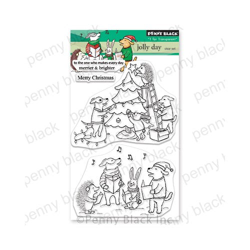 Simon Says Stamp! Penny Black Clear Stamps JOLLY DAY 30-877*