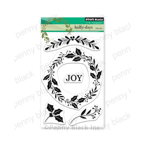 Simon Says Stamp! Penny Black Clear Stamps HOLLY DAYS 30-869