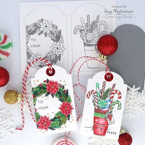 Simon Says Stamp! Simon Says Stamp Suzy's HOLIDAY TAGS Watercolor Prints sz1021ht | color-code:ALT1