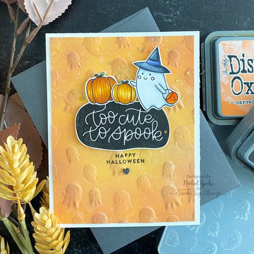 Simon Says Stamp! Simon Says Stamp Embossing Folder CUTE GHOSTS sf259 | color-code:ALT1