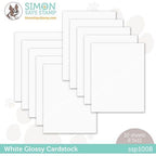 Simon Says Stamp! Simon Says Stamp Great for Foiling Cardstock WHITE GLOSSY ssp1008