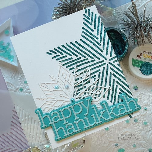 Simon Says Stamp! CZ Design Wafer Dies HAPPY HANUKKAH czd149 Peace On Earth