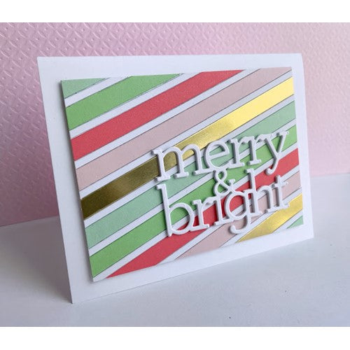 Simon Says Stamp! CZ Design Wafer Dies MERRY AND BRIGHT czd146 | color-code:ALT11