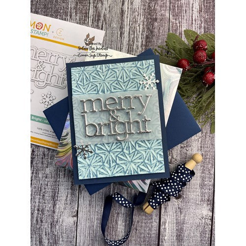 Simon Says Stamp! CZ Design Wafer Dies MERRY AND BRIGHT czd146
