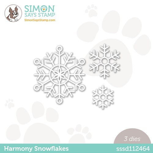 Simon Says Stamp! Simon Says Stamp HARMONY SNOWFLAKES Wafer Dies sssd112464