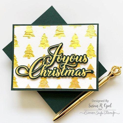 Simon Says Stamp! Simon Says Stamp JOYOUS CHRISTMAS Wafer Dies sssd112424