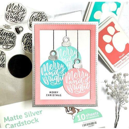 Simon Says Stamp! Simon Says Stamp Cardstock MATTE SILVER ssp1007 | color-code:ALT5