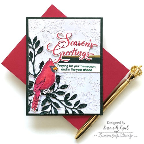 Simon Says Stamp! Simon Says Stamp DELICATE LEAFY BRANCH Wafer Die s724