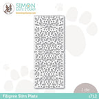 Simon Says Stamp! Simon Says Stamp FILIGREE SLIM PLATE Wafer Die s712