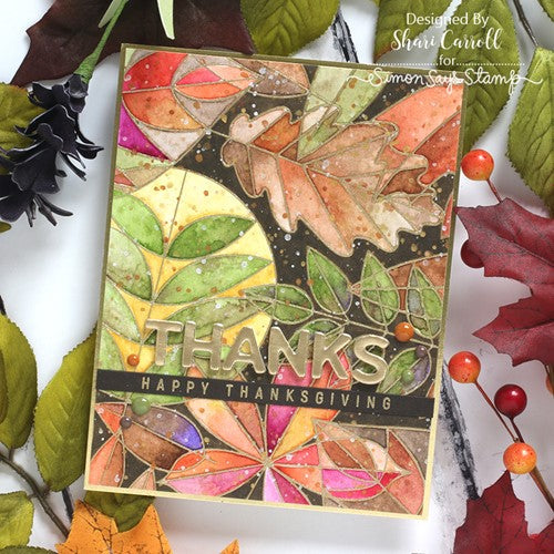 Simon Says Stamp! Simon Says Cling Stamp LEAFY LEAVES sss102353 | color-code:ALT0