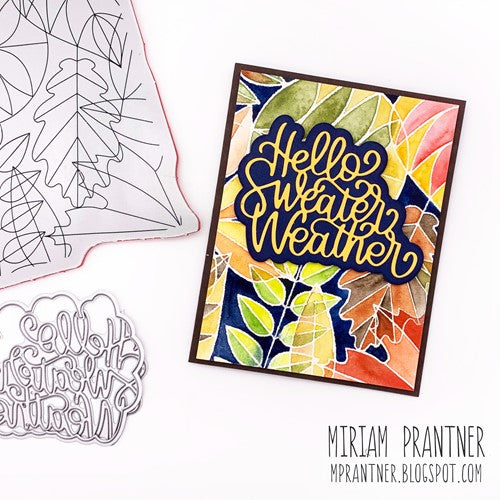 Simon Says Stamp! Simon Says Cling Stamp LEAFY LEAVES sss102353 | color-code:ALT1
