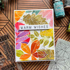 Simon Says Stamp! Simon Says Cling Stamp LEAFY LEAVES sss102353