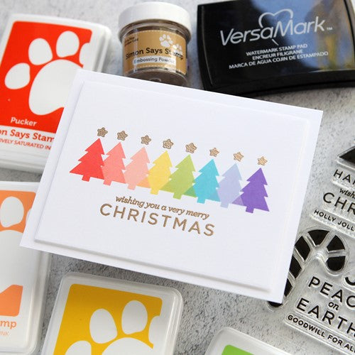Simon Says Stamp! CZ Design Clear Stamps HOLIDAY SILHOUETTES cz376c Peace On Earth | color-code:ALT0