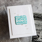 Simon Says Stamp! CZ Design Clear Stamps SASSY CHRISTMAS cz377c Peace On Earth | color-code:ALT4