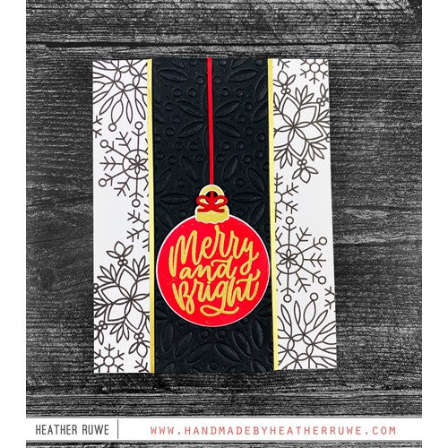 Simon Says Stamp! Simon Says Clear Stamps HOLIDAY MESSAGES ORNAMENT sss302427c | color-code:ALT2