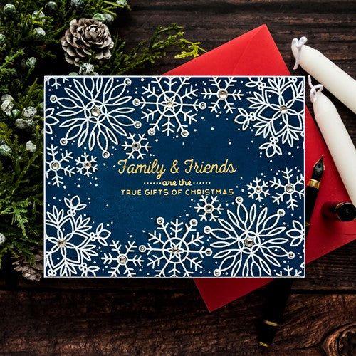 Simon Says Stamp! Simon Says Clear Stamps SNOWFLAKE EDGES sss202426 | color-code:ALT00
