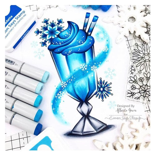 Simon Says Stamp! Simon Says Clear Stamps SNOWFLAKE EDGES sss202426 | color-code:ALT001