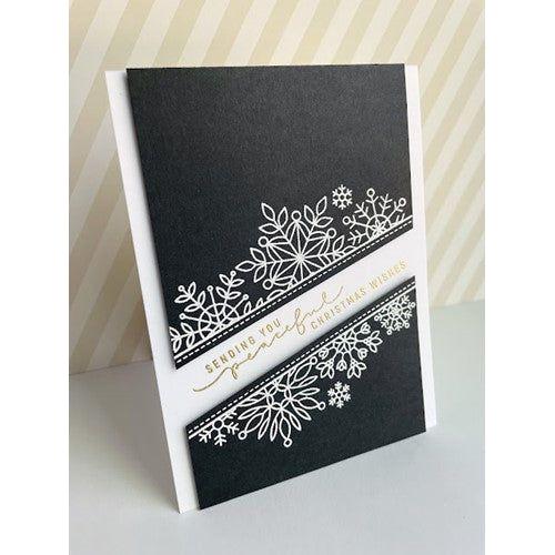 Simon Says Stamp! Simon Says Clear Stamps SNOWFLAKE EDGES sss202426 | color-code:ALT01
