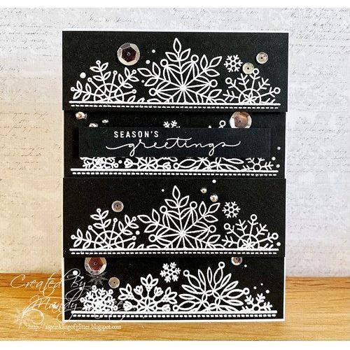 Simon Says Stamp! Simon Says Clear Stamps SNOWFLAKE EDGES sss202426