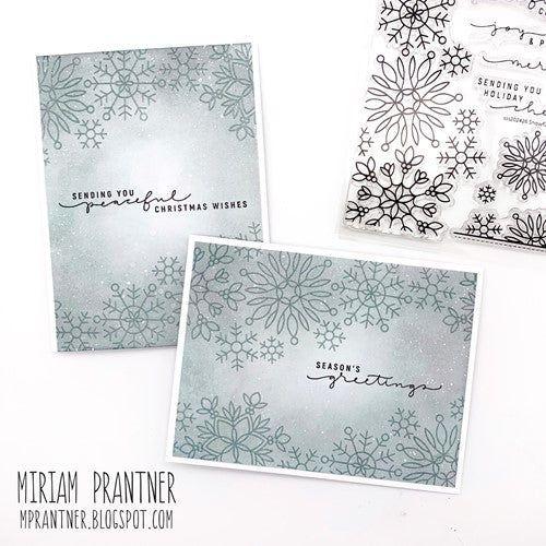 Simon Says Stamp! Simon Says Clear Stamps SNOWFLAKE EDGES sss202426 | color-code:ALT7