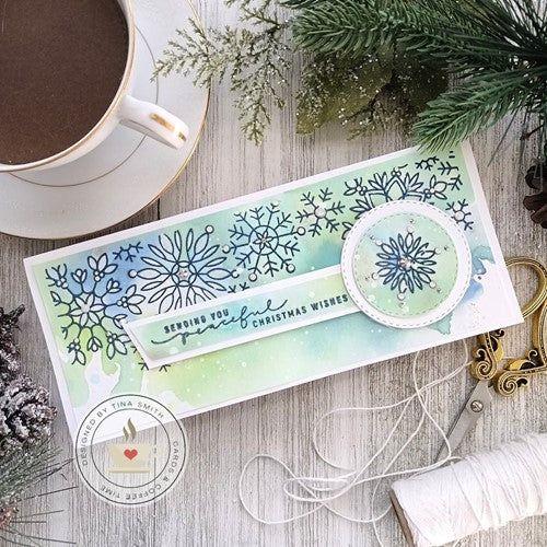 Simon Says Stamp! Simon Says Clear Stamps SNOWFLAKE EDGES sss202426 | color-code:ALT8