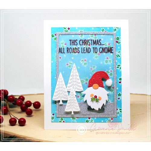 Simon Says Stamp! Impression Obsession Clear Stamps GNOME CHRISTMAS SAYINGS CS1089