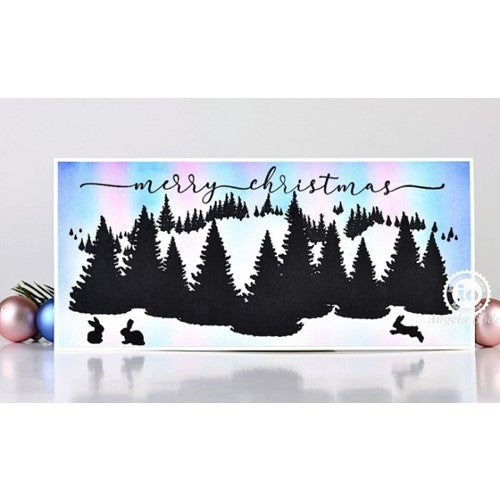 Simon Says Stamp! Impression Obsession Cling FIR TREES 3278-LG