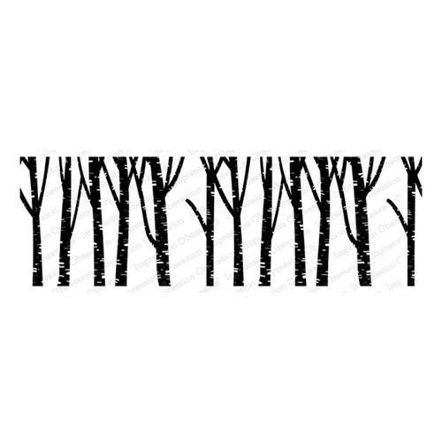 Simon Says Stamp! Impression Obsession Cling BIRCH TREES 3277-LG
