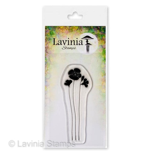 Simon Says Stamp! Lavinia Stamps GARDEN POPPY Clear Stamp LAV689
