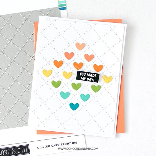 Simon Says Stamp! Concord & 9th QUILTED CARD FRONT Die 11235