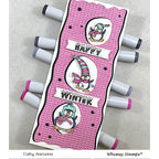 Simon Says Stamp! Whimsy Stamps SLIMLINE SWEATER Embossing Folder WSEF07