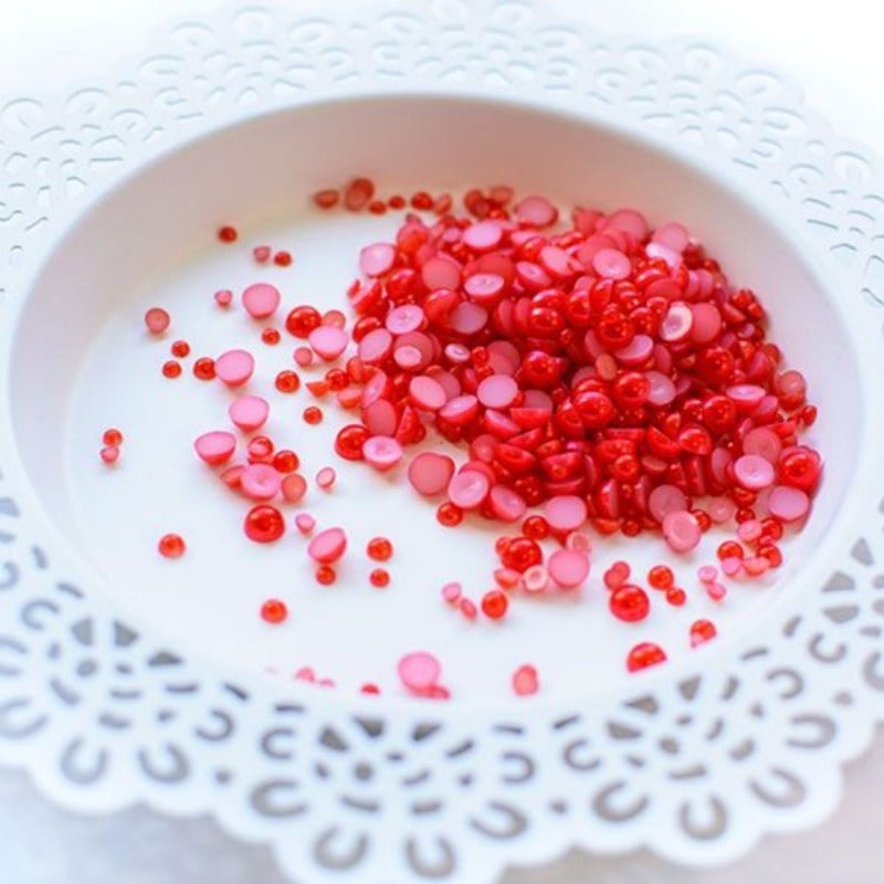 Simon Says Stamp! Pretty Pink Posh CHERRY RED Pearls