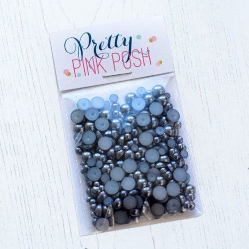 Simon Says Stamp! Pretty Pink Posh CHARCOAL Pearls