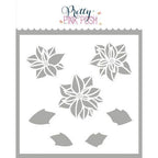 Simon Says Stamp! Pretty Pink Posh POINSETTIAS Stencil*