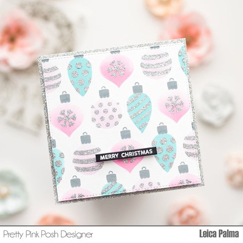 Simon Says Stamp! Pretty Pink Posh LAYERED ORNAMENTS Stencils