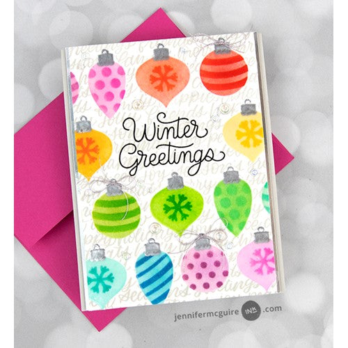 Simon Says Stamp! Pretty Pink Posh LAYERED ORNAMENTS Stencils | color-code:ALT5