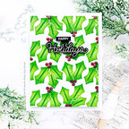 Simon Says Stamp! Pretty Pink Posh HOLLY LAYERED Stencils