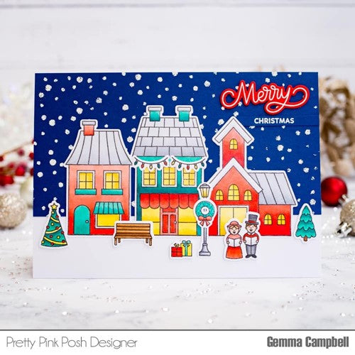 Simon Says Stamp! Pretty Pink Posh VILLAGE Clear Stamps*