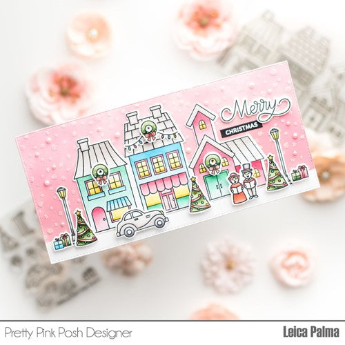 Simon Says Stamp! Pretty Pink Posh VILLAGE Clear Stamps*
