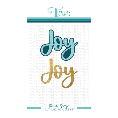 Simon Says Stamp! Trinity Stamps BIG JOY Cut And Foil Die Set tmd101