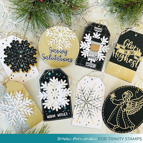 Simon Says Stamp! Trinity Stamps BIG SNOWFLAKE Cut And Foil Die Set tmd108 | color-code:ALT02