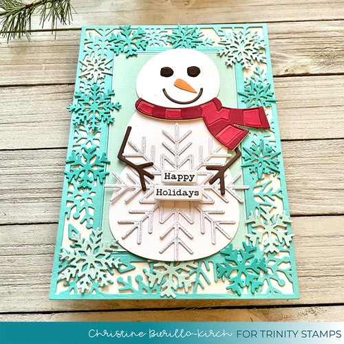 Simon Says Stamp! Trinity Stamps BIG SNOWFLAKE Cut And Foil Die Set tmd108 | color-code:ALT04