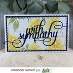 Simon Says Stamp! Picket Fence Studios PEONIES 6 x 6 Stencil sc137*