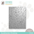 Simon Says Stamp! Simon Says Stamp Embossing Folder SCANDINAVIAN CHRISTMAS sf244