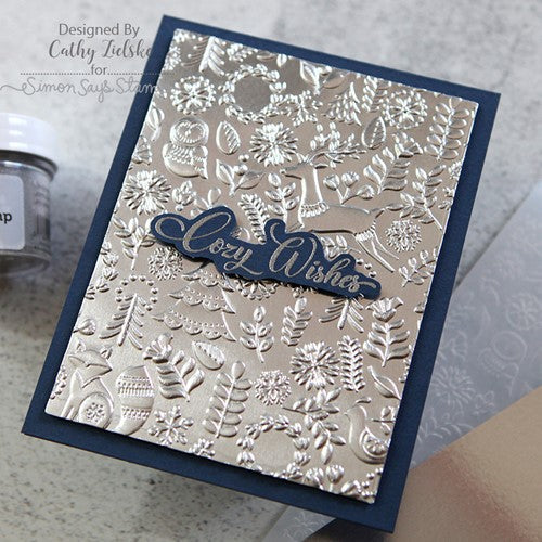 Simon Says Stamp! Simon Says Stamp Embossing Folder SCANDINAVIAN CHRISTMAS sf244 | color-code:ALT2