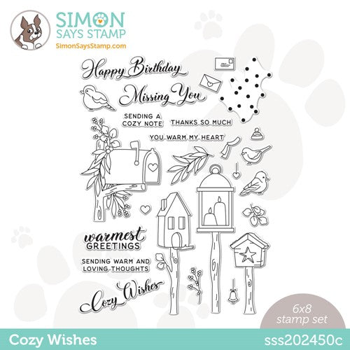 Simon Says Stamp! Simon Says Clear Stamps COZY WISHES sss202450c