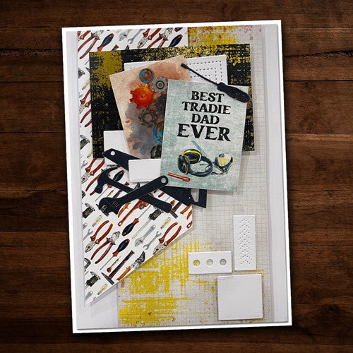 Simon Says Stamp! Paper Rose DAD’S SHED 6x6 Paper Pad 24019